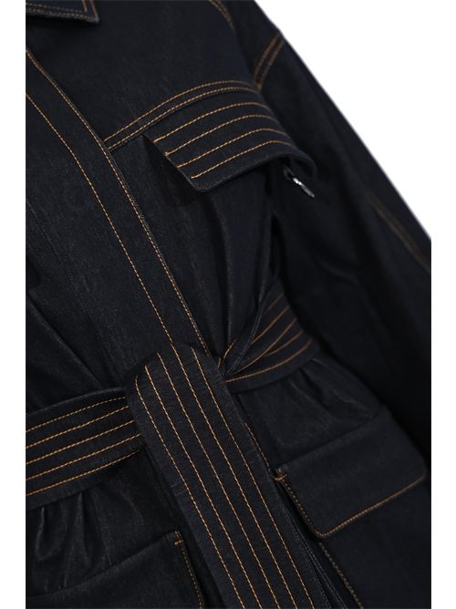 Giacca MMLWEST in misto cotone Blu notte MM Max Mara | 2616911017600003